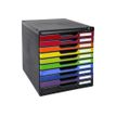 9002493424746-Exacompta Modulo Iderama - Module de classement 10 tiroirs - A4+ - noir/arlequin-P_400008330_1-0