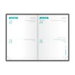 3147280122224-Agenda Oxford Flowers - 2 jours par page - 7,4 x 11 cm - disponible dans différentes couleurs - Hameli--1