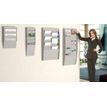 3660141170207-Présentoir mural - 20 cases verticales pour document format A4 - gris--1
