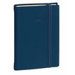 Agenda à élastique Silk Affaires Prestige - 1 semaine sur 2 pages - 10 x 15 cm - bleu marine - Quo Vadis
