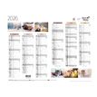 Quo Vadis - Calendrier Fantaisie 6 mois par face - 27 x 21 cm - animaux