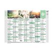 Quo Vadis Equology - Calendrier recyclé 7 mois par face - 18 x 13,5 cm