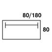 3253310175136-Bureau droit DUAL - L180 - Pieds Anthracite - plateau imitation Chêne clair-P_400009021_6-4