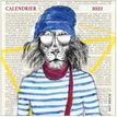 3700368755662-Blue Art Matt Spencer - Calendrier illustré mensuel - 30 x 30 cm-P_400009182_1-0
