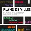 3592930018172-Bouchut Plans De Villes Design - Calendrier illustré mensuel - 15 x 15 cm-P_400009188_2-1