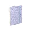 3147280123610-Agenda spiralé à élastique Oxford Flowers - 1 semaine sur 2 pages - 15 x 21 cm - bleu --P_400009502_1-0