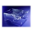 8717399990899-Bakker Elkhuizen Q-deskmanager 150 - support écran avec porte document - transparent-P_400009900_1-0