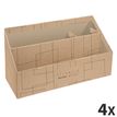 9002493094741-Exactompta Eterneco - 4 Trieurs vertical/porte-lettres 3 compartiments en carton - brun mo-P_400010024_1-0