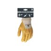 3295249189594-Delta Plus - Gants de protection Nitrile - Taille 10 - coton dos aéré  - jaune-P_400010201_1-2