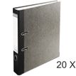 4010961090442-Exacompta - 20 Classeurs à levier - Dos 50 mm - A4 - papier marbre gris dos noir-P_400010337_1-0