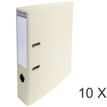 3130631537501-Exacompta - 10 Classeurs à levier - Dos 70 mm - A4 - mastic-P_400010351_1-0