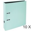 Exacompta Aquarel Prem'Touch - 10 Classeurs à levier - Dos 80 mm - A4 - vert pastel