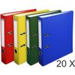 Exacompta - 20 Classeurs à levier - Dos 50 mm - A4 - disponible dans différentes couleurs
