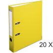 Exacompta - 20 Classeurs à levier - Dos 50 mm - A4 - jaune