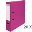 3130639184158-Exacompta - 20 Classeurs à levier - Dos 80 mm - A4 - framboise-P_400010375_1-0