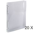 3130631511945-Exacompta Crystal - 20 Classeurs polypro à anneaux - Dos 20 mm - A4 - incolore-P_400010388_1-0