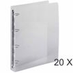 3130631513420-Exacompta Crystal - 20 Classeurs polypro à anneaux - Dos 40 mm - A4 - incolore-P_400010395_1-0