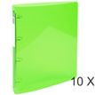 3130631517718-Exacompta Iderama - 10 Classeurs polypro 4 anneaux - Dos 40 mm - A4 Maxi - vert anis-P_400010429_1-0