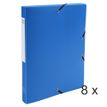 3130632596828-Exacompta Opak - 8 Boîtes de classement - dos 25 mm - bleu clair-P_400010514_1-0