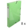 3130632599232-Exacompta Iderama - 8 Boîtes de classement - dos 40 mm - vert anis-P_400010604_1-0