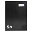 Exacompta - 5 Parapheurs direction 20 compartiments - noir