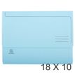 Exacompta Super 210 - 18 Paquets de 10 Chemises poche - bleu clair
