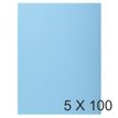 3288583481066-Exacompta Super 160 - 5 Paquets de 100 Chemises 1 rabat - 160 gr - bleu clair-P_400010902_2-0