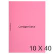 3130633500039-Exacompta - 10 Paquets de 40 Sous-chemises imprimées "correspondance" - 160 gr - rose-P_400010935_1-0