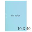 3130633500060-Exacompta - 10 Paquets de 40 Sous-chemises imprimées "notes+projets" - 160 gr - bleu clai-P_400010939_1-0
