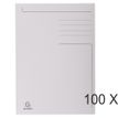 Exacompta Forever - 100 Chemises imprimées format folio - 280 gr - gris