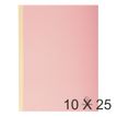 Exacompta Forever - 10 Paquets de 25 Chemises dos toilé - 320 gr - rose