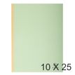 Exacompta Forever - 10 Paquets de 25 Chemises dos toilé - 320 gr - vert pré