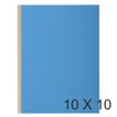 Exacompta Rock"s - 10 Paquets de 10 Chemises à soufflet - 320 gr - bleu
