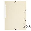 Exacompta - 25 Chemises à rabats maxi capacity - ivoire