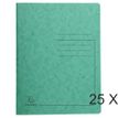 Exacompta - 25 Chemises de classement à ressort - vert