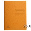 Exacompta - 25 Chemises de classement à ressort - orange