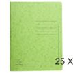 Exacompta - 25 Chemises de classement à ressort - vert tilleul
