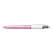 3086123310391-BIC 4 Couleurs Shine - Stylo à bille 4 couleurs - corps rose-P_400011350_3-2