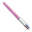 3086123310391-BIC 4 Couleurs Shine - Stylo à bille 4 couleurs - corps rose-P_400011350_4-3