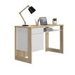 3483600971791-Bureau Morzine 120 cm - chêne sonoma et blanc-P_400011396_4-3