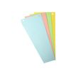 3130632135959-Exacompta Forever - 6 Packs de 100 fiches intercalaires trapézoïdales unies perforées - 10,-P_400011528_4-2