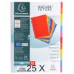 3141879000993-Exacompta - Pack de 25 intercalaires 12 positions - A4 - couleurs assorties-P_400011530_2-0
