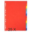 3130632020125-Exacompta - Pack de 25 intercalaires 12 positions - A4 - couleurs assorties (carte recycl