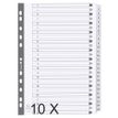 5016196253514-Exacompta - Pack de 10 intercalaires 25 positions numériques - A4 - blanc - touches plast-P_400011585_1-0