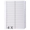 5016196104335-Exacompta - Pack de 4 intercalaires 50 positions numériques - A4 - blanc - touches plasti-P_400011587_1-0