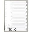 5016196103581-Exacompta - Pack de 10 intercalaires 20 positions alphabétiques - A4 - blanc - touches pl-P_400011589_1-0