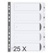 5016196103567-Exacompta - Pack de 25 intercalaires 5 positions numériques - A4 - blanc - touches plasti-P_400011590_1-0