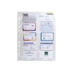 3130630550464-Exacompta - 10 Pochettes pour cartes de visite - A4 - cristal-P_400011684_1-0