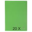 Exacompta Opak - 20 Porte vues - 40 vues - A4 - vert clair