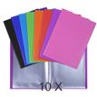 Exacompta Opak - 10 Porte vues - 80 vues - A4 - couleurs assorties